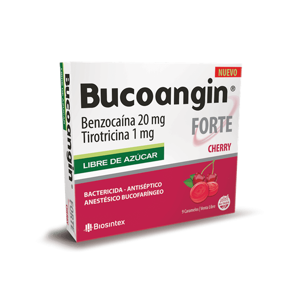Biosintex Bucoangin Forte Cherry s / Azu 9 Caramelos #1