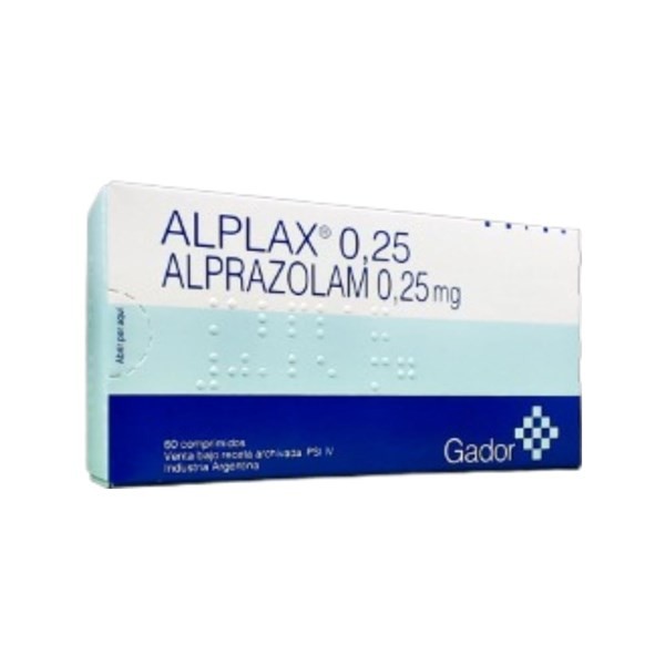 Gador Alplax Alprazolam 0.25 Mg x 60 Comp #1