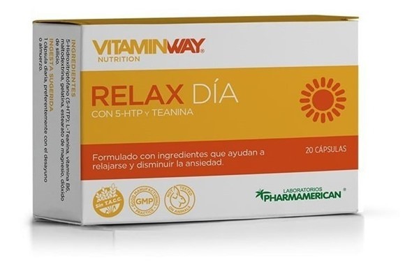 Vitamin Way Suplemento Dietario Relax Día (20 Cápsulas) alt