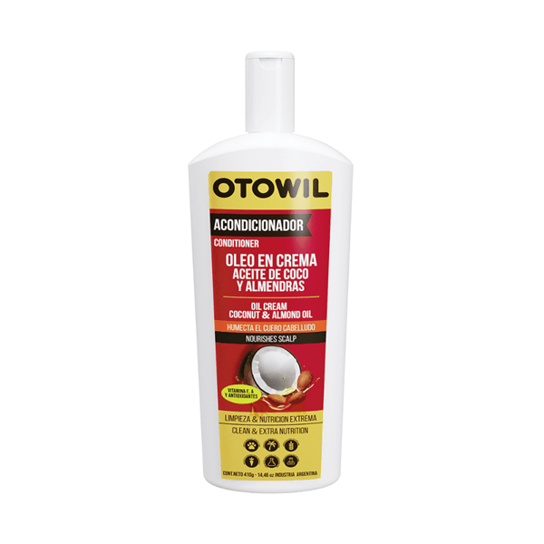 Otowil Acondicionador Humectante Óleo en Crema Aceite de Coco Y Almendras 410 ml #1