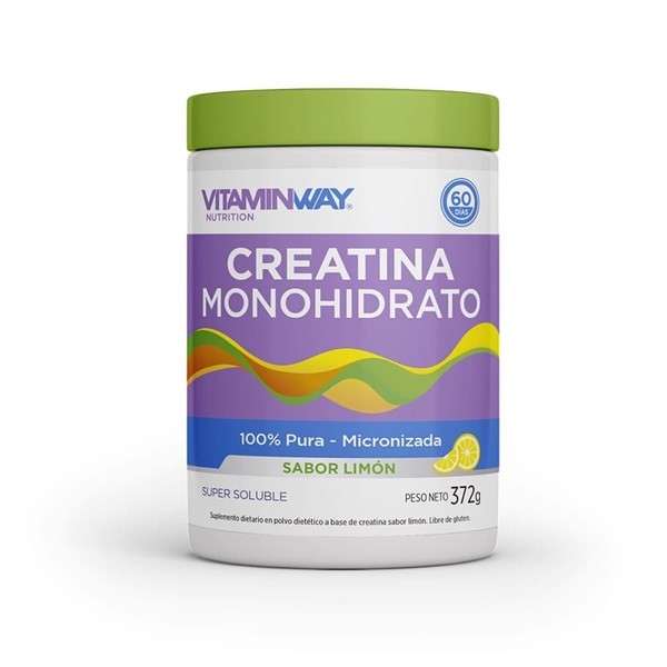 Vitaminway Creatine Monohydrate 372 gr Sabor Limón