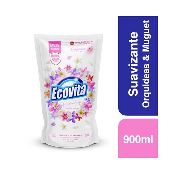 Suavizante Para Ropa Ecovita Orquideas Y Muguet 900 cc. #1