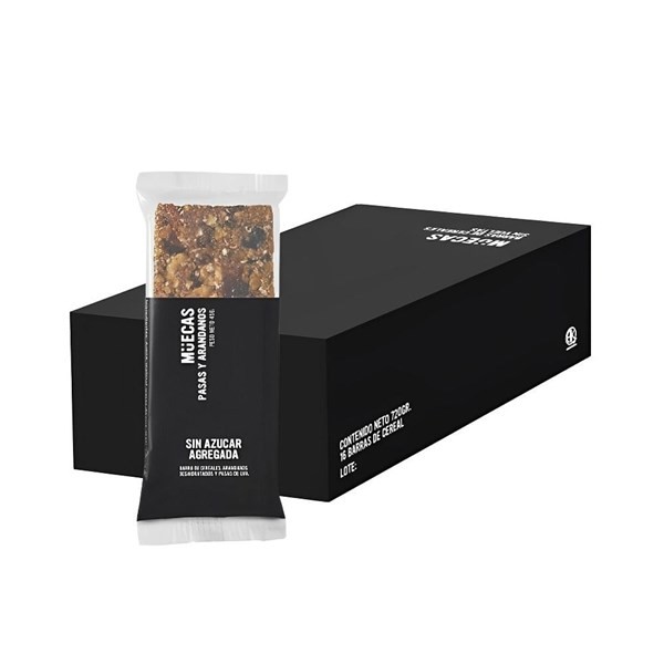 Barrita de Cereal Muecas Arándanos Sin Azúcar | 16 unidades