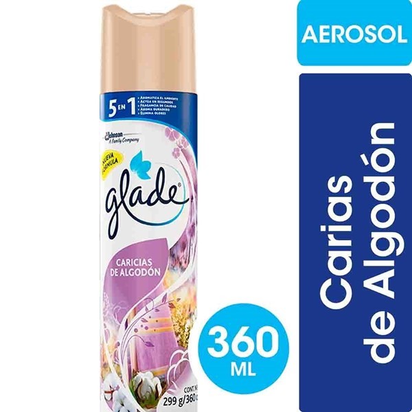 Glade Aerosol Caricia de Algodon 360 ml alt