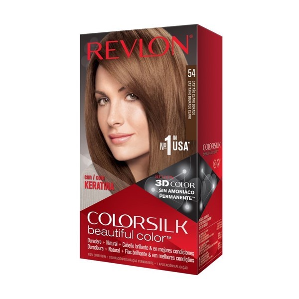 Colorsilk Kit Coloracion 54 Castaño Claro Dorado 54 Castano Dorado Claro