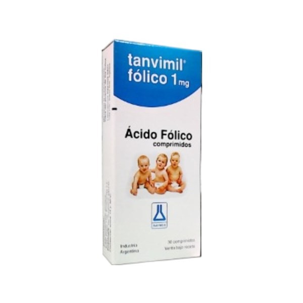 Ceumid Tanvimil Fólico Ácido Fólico 1 Mg x 30 Comp #1