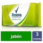 Rexona Bamboo Jabón Barra 3 Unid. X120 g #1