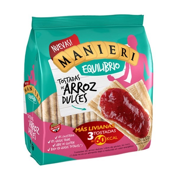 Tostadas de Arroz Manieri Dulces 120 g. #1