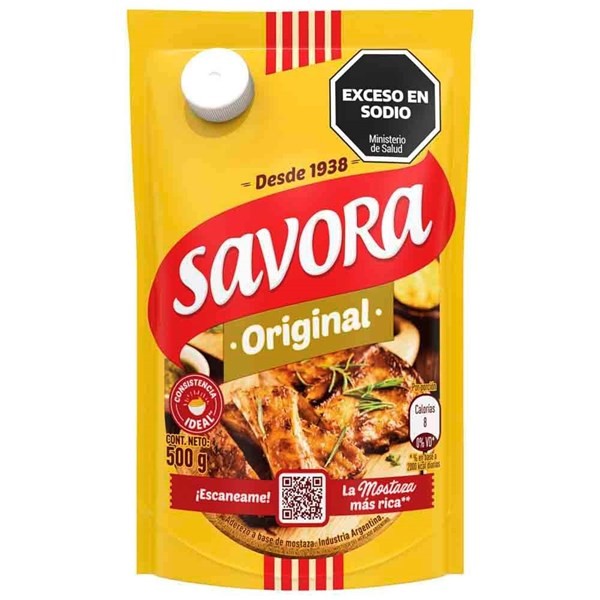 Mostaza Savora Original 500 Xgr alt
