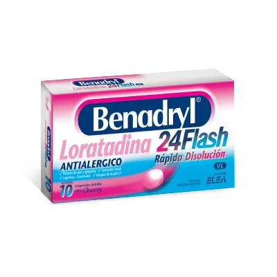 Elea Benadryl 24 Horas Flash X 10 Comprimidos