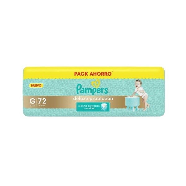 Pampers Pañales Deluxe Protection g (72 Unidades) #1