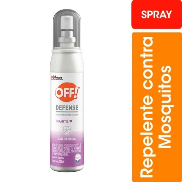 Repelente Para Mosquitos Off Defense Infantil Spray 100 ml #1