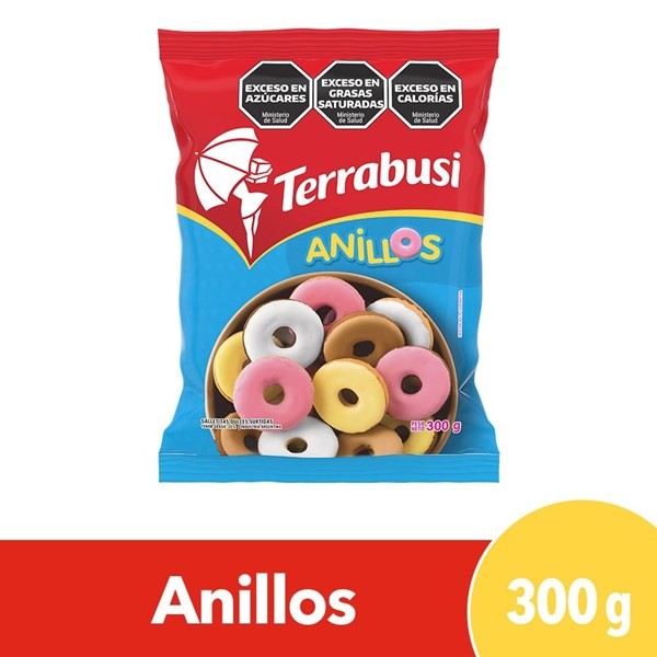 Anillos Galletitas Dulces Anillitos Clásicos De Terrabusi 300 G