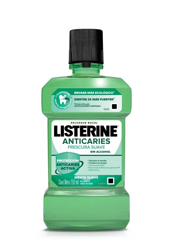 Listerine Zero Anticaries Menta Enjuague Bucal x 250 ml alt