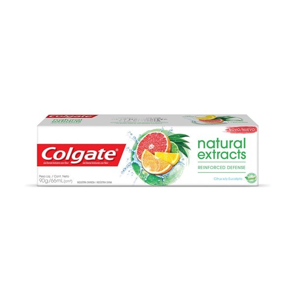 Colgate Crema dental natural extracts reinforced defense 90 gr alt