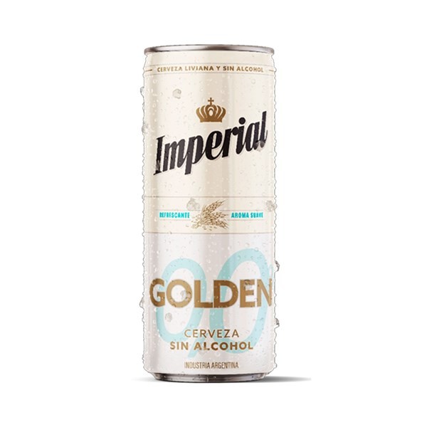 Cerveza Sin Alcohol Imperial Golden en Lata 355 cc. #1