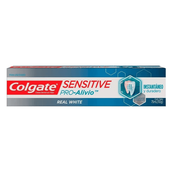 Colgate Crema Dental Sensitive Proalivio Real White 110 gr