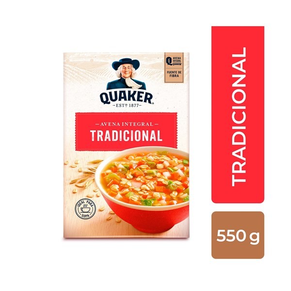 Avena Tradicional Quaker Fortificada 550 G. #1