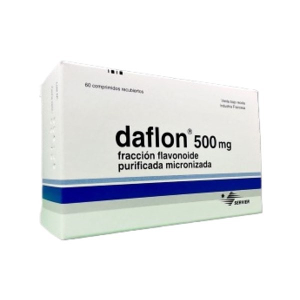 Servier Daflon 500 Diosmina+ Asoc. 500 Mg x 60 Comp #1