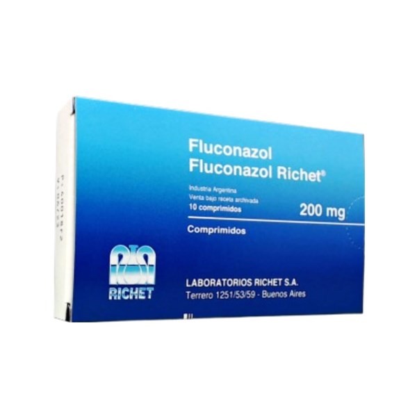 Laboratorios Richet Fluconazol Richet 200 Mg x 10 Comp