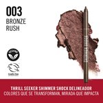 Rimmel London Delineador de Ojos Rimmel Thrill Seeker Shimmer Shock x 6.5 g Color 03 Bronze Rush #4