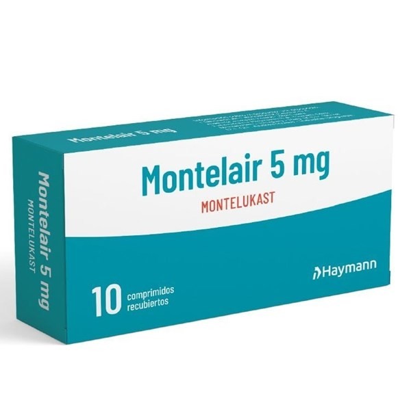 Montelair 5 mg | 10 comprimidos | Montelukast #1