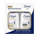 Pack Dove Shampoo + Acondicionador Reconstrucción Completa x 40 ml #1