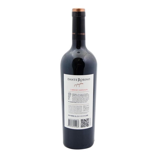 Vino Tinto Fino Dante Robino Cabernet Sauvignon 750 Cc alt