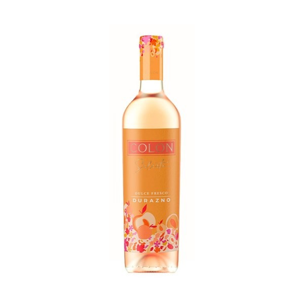 Vino Rosado Dulce Sabor Durazno 750 ml Colon #1