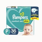 Pampers Pañales Confort Sec Pods Peq 36 P #1