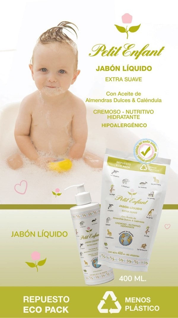 Petit Enfant Jabón Líquido Ecopack 400 ml