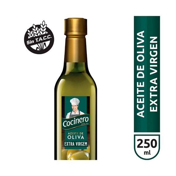 Aceite de Oliva Cocinero Extra Virgen Pet 250 cc.