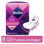 Nosotras Toalla Buenas Noches Invisible Rapisec (8 Unidades) #1