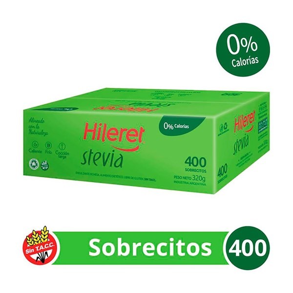Endulzante Hileret Stevia 320 G 400u #1