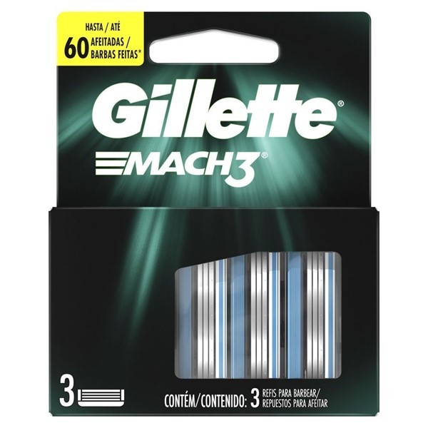 Gillette Cartuchos 3 mach (3 Repuestos) alt