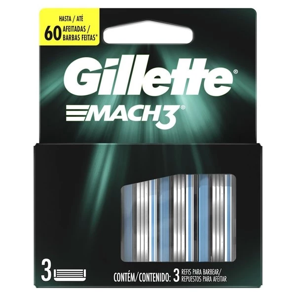 Gillette Cartuchos 3 mach (3 Repuestos) alt