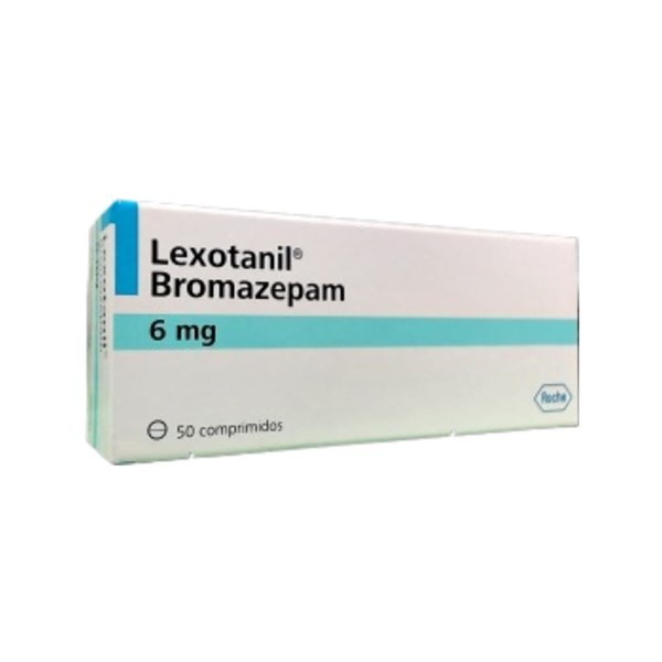 Biopas Argentin Lexotanil Bromazepam 6 Mg x 50 Comp #1