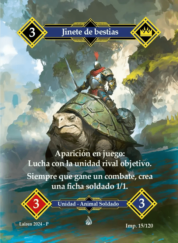 015 Jinete De Bestias Full Art - Coste 3
