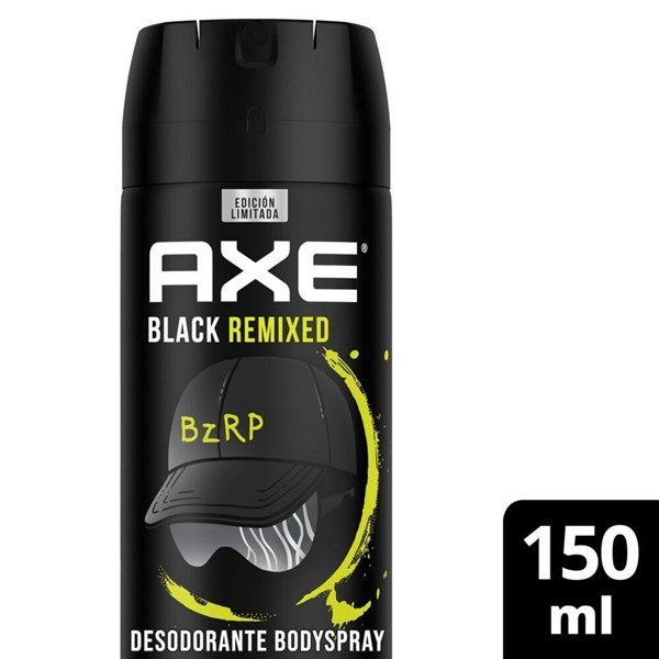 Desodorante Para Hombre Axe Black Bzrp en Aerosol 150 ml #1