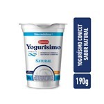 Yogur Batido Natural Yogurísimo Sin Endulzar 190 grs #1
