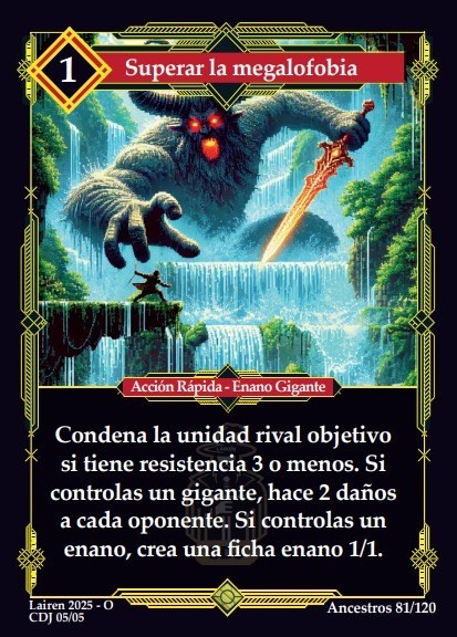 081 Superar La Megalofobia Promo De Juez - Coste 1