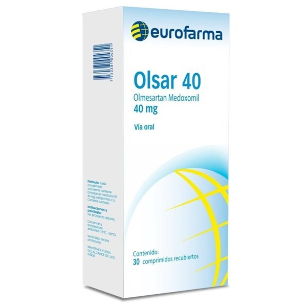 Olsar 40mg | 30 comprimidos | Mesartán #1