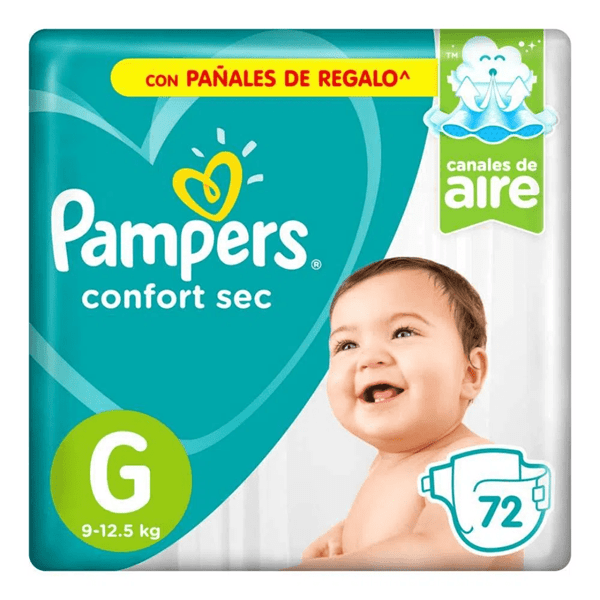 Pampers Confort Sec Max g (72 Unidades) #1