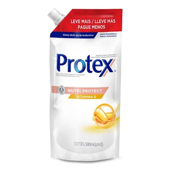 Protex Jabon Liquido Vitamina E Doypack 500 ml alt
