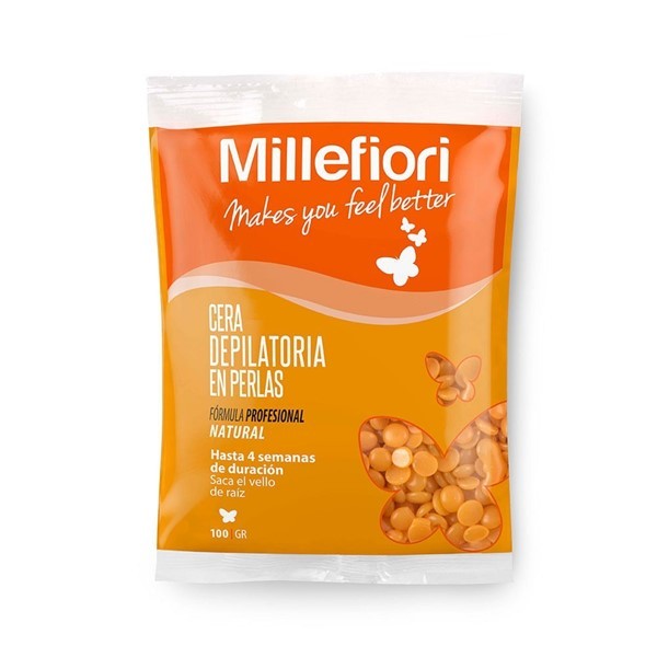 Millefiori Cera Depilatoria en Perlas Natural 100 gr #1