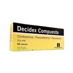 Roemmers Decidex Compuesto Paracetamol + Clorfeniramina + Asoc x 10 Cáps #1
