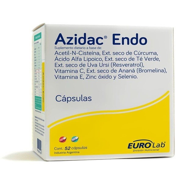 Eurolab Azidac Endo Por 52 cápsulas alt