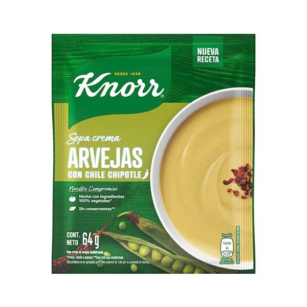 Sopa Crema Knorr Arvejas 64 G #1