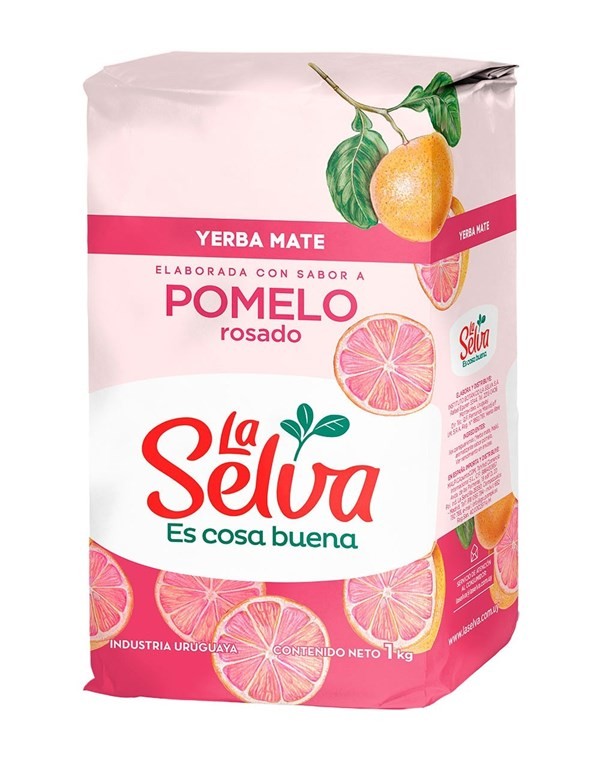 Yerba Mate Saborizada con Pomelo La Selva | 1 Kg #1