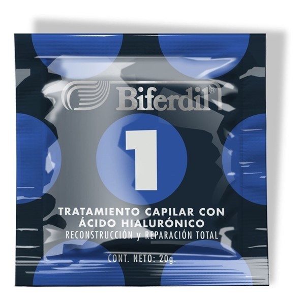 Biferdil Tratamiento Capilar Con Acido Hialuronico 20 gr 24 Sachet #1